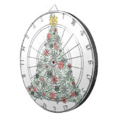 Wirbler Baum verziert Dartscheibe (Vorderseite rechts)