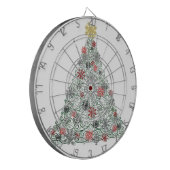 Wirbler Baum verziert Dartscheibe (Vorderseite Links)