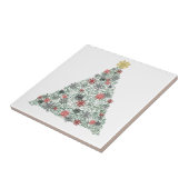 Wirbler Baum verziert Fliese (Seite)