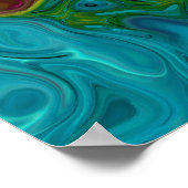 Wirbler Covet Abstrakt 5.12 Poster (Ecke)