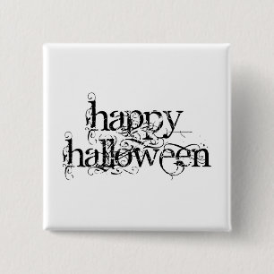 Wirbler Grunge glückliches Halloween Button