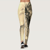 Wirbler Grunge-Trippy Leggings (Rückseite)
