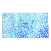 Wirbler Hai Kissenbezug (Rückseite-Links)