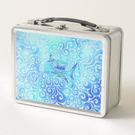 Wirbler Hai Metall Brotdose