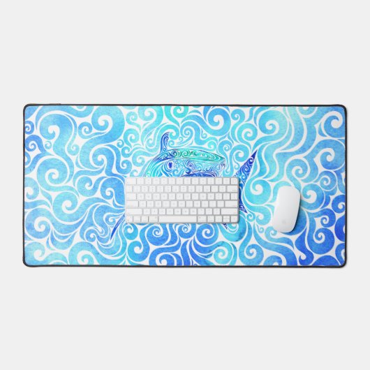 Wirbler Hai Schreibtischunterlage (Tastatur & Maus)