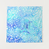 Wirbler Hai Wandteppich (Vorderseite (Horizontal))