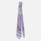 "Wirbler Lavendel Abstrakt" Krawatte (Vorderseite)