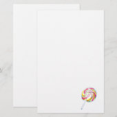 Wirbler Lollipop Briefpapier (Vorne/Hinten)