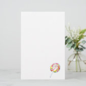Wirbler Lollipop Briefpapier (Stehend Vorderseite)