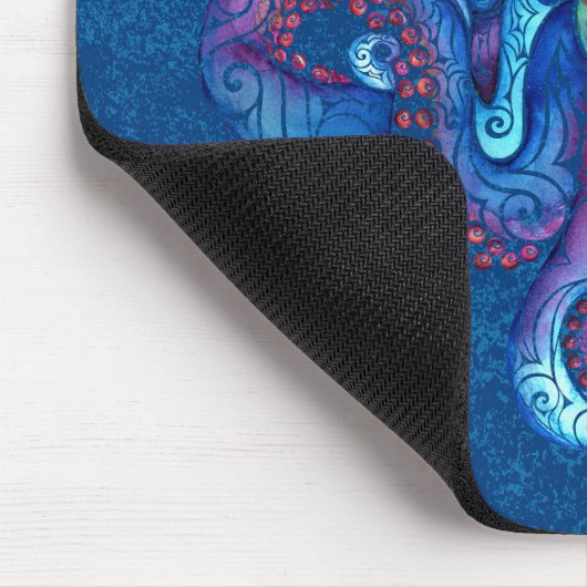 Wirbler Oktopus Mousepad (Ecke)