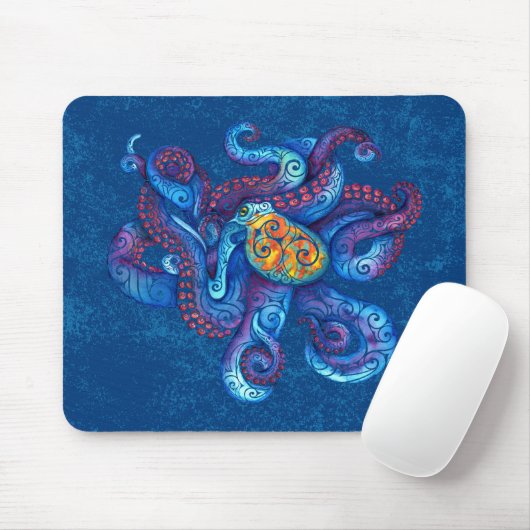 Wirbler Oktopus Mousepad (Mit Mouse)