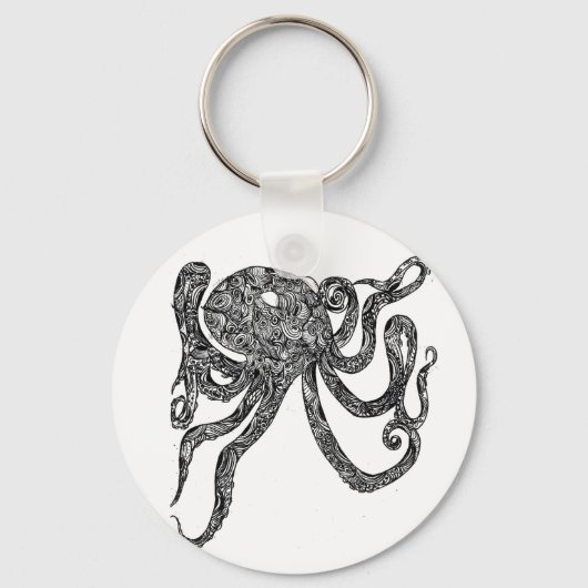 Wirbler Oktopus Schlüsselanhänger (Vorderseite)