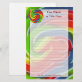 Wirbler Pop Briefpapier (Vorne/Hinten)