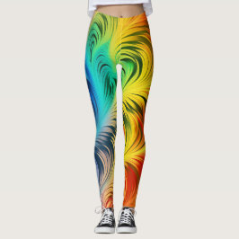 Wirbler Regenbogen Leggings