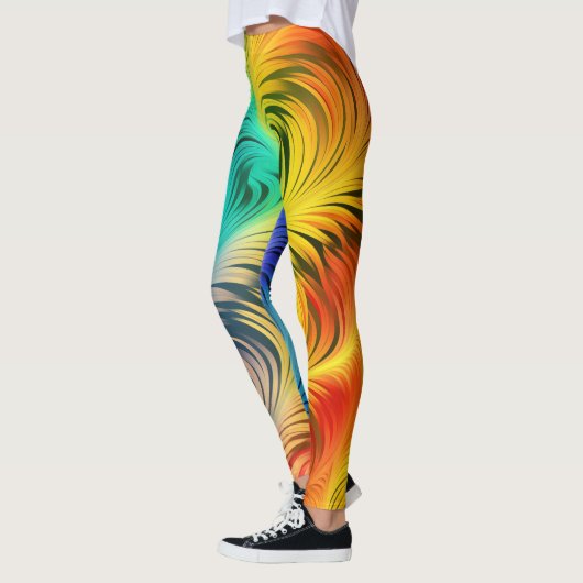 Wirbler Regenbogen Leggings (Links)