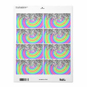 Wirbler Regenbogen und Imitat Glitzer (Vorne)