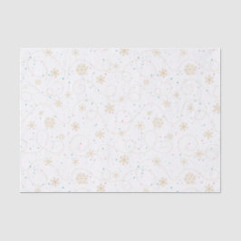 Wirbler Schneeflocken mit Schneeflocken Seidenpapier