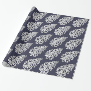 Wirbler Schnitt der Weihnachtsbaume Geschenkpapier