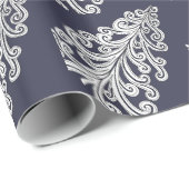 Wirbler Schnitt der Weihnachtsbaume Geschenkpapier (Rolleneckpunkt)