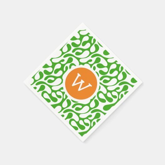 Wirbler St. Patrick's Day Serviette (Ecke)