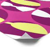 Wirbler Streifen Poster (Ecke)