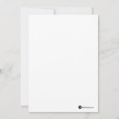 Wirbler Vogel Blue Boy Babydusche Einladung (Rückseite)