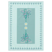 Wirbler Weihnachtsbaum 60" x 84" Tischdecke (Vorderseite)