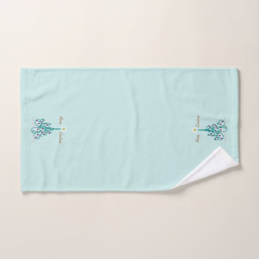 Wirbler Weihnachtsbaum Badhandtuch Set (Handtuch)