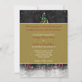 Wirbler Weihnachtsbaum - Einladung zur Hochzeit (Rückseite)