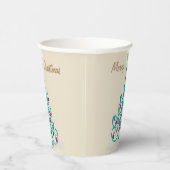 Wirbler Weihnachtsbaum Pappbecher (Rechts)