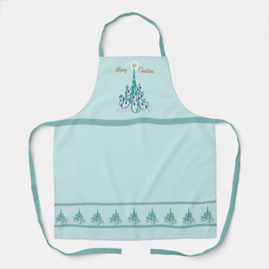 Wirbler Weihnachtsbaum Schürze (Vorderseite)