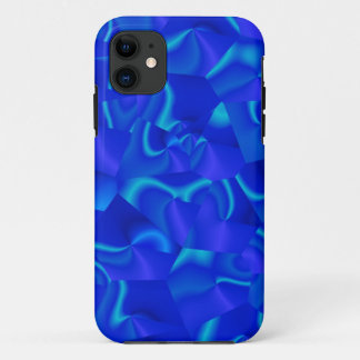 Wirbles Abstrakte mit blauer Facette Case-Mate iPhone Hülle
