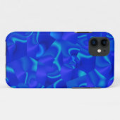 Wirbles Abstrakte mit blauer Facette Case-Mate iPhone Hülle (Rückseite (Horizontal))