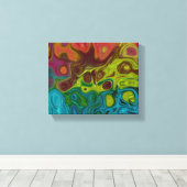 Wirbles Abstraktes Art. 444 777 Leinwanddruck (Insitu (Holzboden))