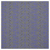 Wirbles Abstraktes Schwarz-Gelb-Muster Stoff (Muster)