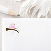 Wirbles Bird-Druck-Adressetikett (Insitu)