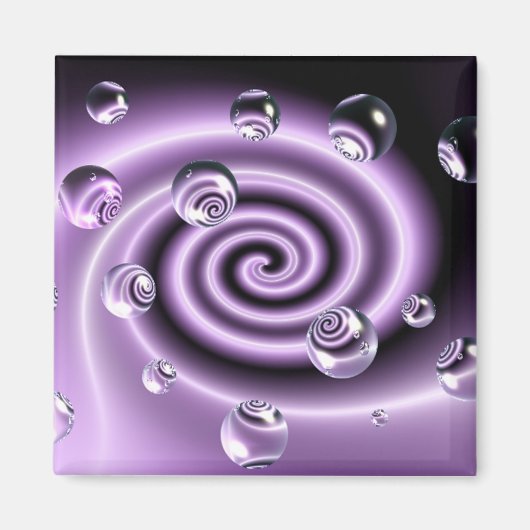 Wirbles Blasen-Magnet Magnet (Vorne)