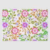 Wirbles Blumenmuster im Herbst Nizza Seidenpapier (Vorderseite)