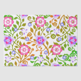 Wirbles Blumenmuster im Herbst Nizza Seidenpapier