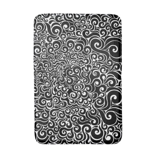 Wirbles Design Badematte (Vorderseite Vertikal)