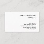 Wirbles Design in schlankem Rosa und orange Visitenkarte (Rückseite)