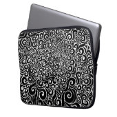 Wirbles Design Laptopschutzhülle (Vorderseite Links)