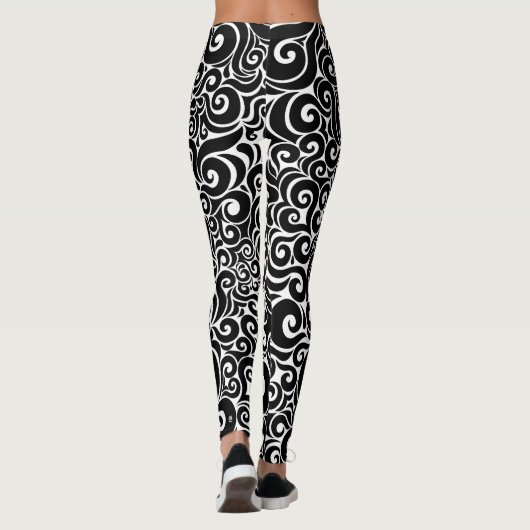 Wirbles Design Leggings (Rückseite)