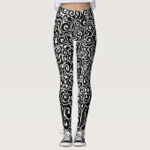 Wirbles Design Leggings (Vorderseite)