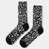 Wirbles Design Socken (Linkes Detail)