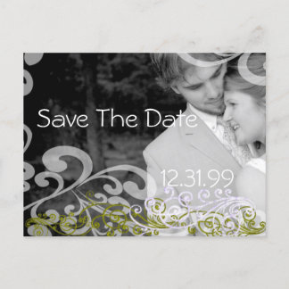 Wirbles Foto Save the Date Ankündigungspostkarte