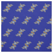 Wirbles Fraktal blaues Brown Stoff (Muster)