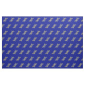 Wirbles Fraktal blaues Brown Stoff (Fat Quarter (45,7 x 55,9 cm))