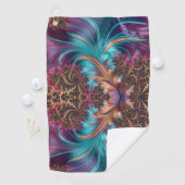 Wirbles Fraktal Muster Golfhandtuch (Insitu)