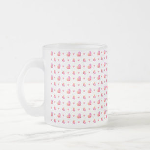 Wirbles Herz Mattglastasse